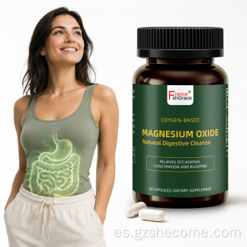 Limpieza digestiva en cápsulas de óxido de magnesio Shecome
